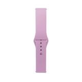 Maks Technology Huawei Honor Magic 2 46mm Band Serisi 22mm Klasik Kordon Silikon Strap Kayış-Mor