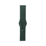 Maks Technology Huawei Honor Magic 2 46mm Band Serisi 22mm Klasik Kordon Silikon Strap Kayış-Pine Yeşil