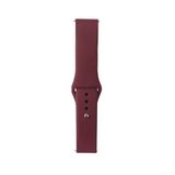Maks Technology Huawei Honor Magic 2 46Mm Band Serisi 22Mm Klasik Kordon Silikon Strap Kayış-Red Wine