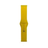 Maks Technology Huawei Honor Magic 2 46mm Band Serisi 22mm Klasik Kordon Silikon Strap Kayış-Sarı
