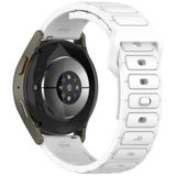 Maks Technology Huawei Honor Magic 2 46mm MKST KRD-132 22mm Silikon Kordon Strap Kayış - Beyaz