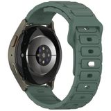Maks Technology Huawei Honor Magic 2 46mm MKST KRD-132 22mm Silikon Kordon Strap Kayış - Koyu Yeşil