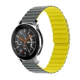 Maks Technology Huawei Honor Magic 2 46mm Uyumlu KRD-52 MKST Kordon-Gri-Sarı