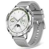 Maks Technology Huawei Honor Magic 2 46mm Uyumlu MKST- KRD-102 22mm Silikon Kordon-Gri