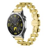 Maks Technology Huawei Honor Magic 2 46mm Uyumlu MKST- KRD-96 22mm Metal Kordon-Gold