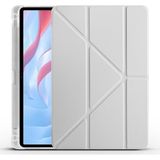 Maks Technology Huawei Honor Pad X8 Pro 11.5' Kılıf Mkst Tri Folding Kalem Bölmeli Standlı Kılıf - Gri