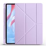 Maks Technology Huawei Honor Pad X8 Pro 11.5' Kılıf Mkst Tri Folding Kalem Bölmeli Standlı Kılıf - Lila
