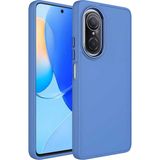 Maks Technology Huawei Nova 9 Se Kılıf Metal Çerçeve Ve Buton Tasarımlı Silikon Mkst Luna Kapak - Lavendery Gray