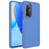 Maks Technology Huawei Nova 9 Se Kılıf Metal Çerçeve Ve Buton Tasarımlı Silikon Mkst Luna Kapak - Lavendery Gray