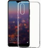 Maks Technology Huawei P20 Kılıf MKST Süper Silikon Kapak - Renksiz