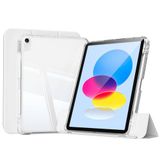 Maks Technology iPad 10.9 2022 (10.nesil) Kılıf Magnetik Ayrılabilen Airbagli mkst Sliding Tablet Kılıfı - Gri