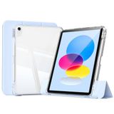 Maks Technology iPad 10.9 2022 (10.Nesil) Kılıf Magnetik Ayrılabilen Airbagli MKST Sliding Tablet Kılıfı - Mavi Aç