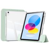 Maks Technology iPad 11.nesil 2025 Kılıf Magnetik Ayrılabilen Airbagli mkst Sliding Tablet Kılıfı - Açık Yeşil