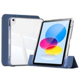 Maks Technology iPad 11.Nesil 2025 Kılıf Magnetik Ayrılabilen Airbagli MKST Sliding Tablet Kılıfı - Lacivert