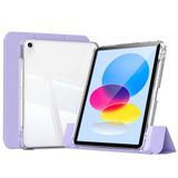 Maks Technology iPad 11.nesil 2025 Kılıf Magnetik Ayrılabilen Airbagli mkst Sliding Tablet Kılıfı - Lavender