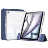 Maks Technology iPad Air 11 2024 Kılıf Magnetik Ayrılabilen Airbagli mkst Sliding Tablet Kılıfı - Lacivert