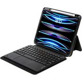 Maks Technology iPad Pro 11 2025 M5 Mkst Border Keyboard Bluetooh Bağlantılı Standlı Klavyeli Tablet Kılıfı - Siyah