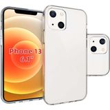 Maks Technology iPhone 13 Kılıf Mkst Süper Silikon Kapak-Renksiz