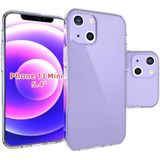 Maks Technology iPhone 13 Mini Kılıf Mkst Süper Silikon Kapak-Renksiz