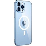 Maks Technology iPhone 13 Pro Kılıf Sararmaz Ultra Ince Sert Premium Mika Magsafe Kamera Yükseltili Mkst - Şeffaf