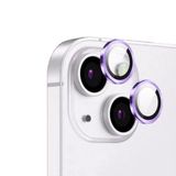 Maks Technology iPhone 14 Plus MKST CL-12 Premium Safir Parmak İzi Bırakmayan Anti-Reflective Kamera Lens Koruyucu - Mor