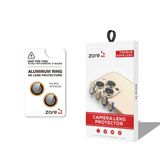 Maks Technology iPhone 14 Plus MKST CL-12 Premium Safir Parmak İzi Bırakmayan Anti-Reflective Kamera Lens Koruyucu - Turuncu