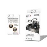 Maks Technology iPhone 15 Plus MKST CL-12 Premium Safir Parmak İzi Bırakmayan Anti-Reflective Kamera Lens Koruyucu - Turuncu