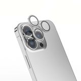 Maks Technology iPhone 15 Pro Max MKST Mikro Kamera Lens Koruyucu - Gümüş