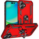 Maks Technology iPhone 16 Plus Kılıf Mkst Vega Kapak-Kırmızı