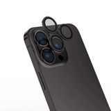 Maks Technology iPhone 16 Pro Max MKST CL-15 Parmak İzi Bırakmayan Anti-Reflective Kamera Lens Koruyucu-Gri