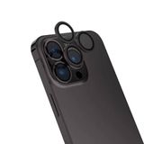 Maks Technology iPhone 16 Pro Max MKST CL-15 Parmak İzi Bırakmayan Anti-Reflective Kamera Lens Koruyucu-Siyah