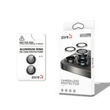 Maks Technology iPhone 17 MKST CL-12 Premium Safir Parmak İzi Bırakmayan Anti-Reflective Kamera Lens Koruyucu - Gri