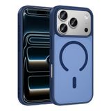 Maks Technology iPhone 17 Pro Kılıf M-safe Şarj Özellikli MKST Babet Kapak - Mavi
