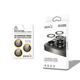 Maks Technology iPhone 17 Pro MKST CL-12 Premium Safir Parmak İzi Bırakmayan Anti-Reflective Kamera Lens Koruyucu - Turuncu