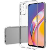 Maks Technology Oppo Reno 5 Lite Kılıf Mkst Süper Silikon Kapak-Renksiz