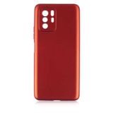 Maks Technology Poco X3 GT Kılıf MKST Premier Silikon Kapak - Kırmızı