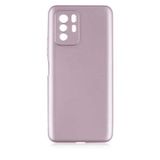 Maks Technology Poco X3 GT Kılıf MKST Premier Silikon Kapak - Rose Gold