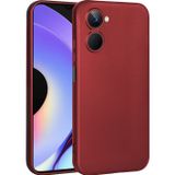 Maks Technology Realme 10 4G Kılıf MKST Premier Silikon Kapak - Kırmızı