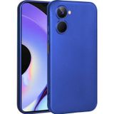 Maks Technology Realme 10 4G Kılıf MKST Premier Silikon Kapak - Saks Mavi
