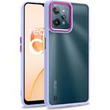 Maks Technology Realme C31 Kılıf MKST Flora Kapak - Lila