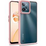 Maks Technology Realme C31 Kılıf MKST Flora Kapak - Rose Gold