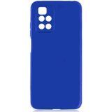 Maks Technology Redmi 10 2022 Kılıf MKST Premier Silikon Kapak - Saks Mavi