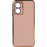 Maks Technology Redmi Note 11E Kılıf MKST Bark Kapak - Rose Gold