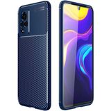Maks Technology Vivo V21 Kılıf MKST Negro Silikon Kapak - Lacivert