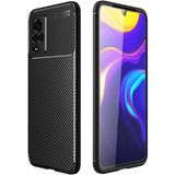 Maks Technology Vivo V21 Kılıf MKST Negro Silikon Kapak - Siyah