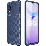 Maks Technology Vivo V21E Kılıf MKST Negro Silikon Kapak - Lacivert