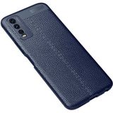 Maks Technology Vivo Y20 Kılıf MKST Niss Silikon Kapak - Lacivert