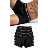 MAKSFD Premium 4'lü Erkek Boxer – Ultra Rahat ve Esnek Iç Giyim – Erkek Boxer - (Damat Bohçası) Çeyiz Seti - Siyah - 2XL