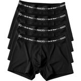 MAKSFD Premium 4'lü Erkek Boxer – Ultra Rahat ve Esnek Iç Giyim – Erkek Boxer - (Damat Bohçası) Çeyiz Seti - Siyah - 3XL