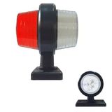 Maksi Takoz Lamba 18 Ledli 105Mm 12V-24V Beyaz - Kirmizi - Fr0117-Wr